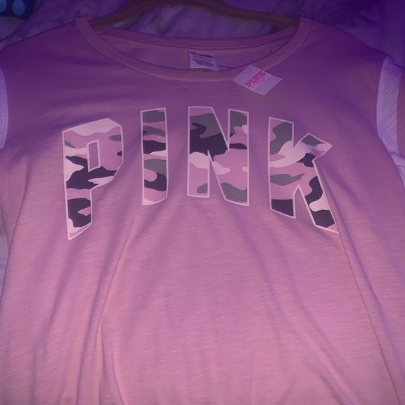 Shirt from Victoria Secret PINK~ army print - Picture 1 of 2